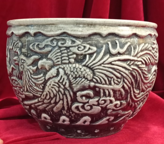 Vas Quing Kangxi - Jardiniera flori