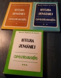 Istoria Romaniei Crestomatie 3 volume Florian Georgescu Elena Palanceanu