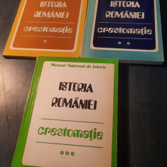 Istoria Romaniei Crestomatie 3 volume Florian Georgescu Elena Palanceanu