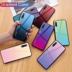 Husa Gradient de LUX cu spatele din sticla pt Samsung Galaxy A40 / A50 / A70 foto