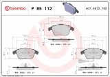 Set placute frana BREMBO P85112