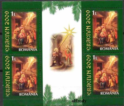 ROMANIA 2009, Crăciun, MNH, 1850a foto