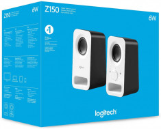 Boxe Logitech Z150 Compact Multimedia ( Telefon, Calculator )Stereo Speakers foto