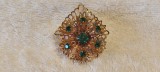 BROSA unica VIENEZA 1900 AUSTRIA manopera EXCEPTIONALA vintage SUPERBA de efect