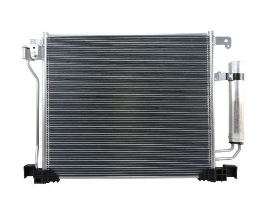Condensator climatizare Nissan Juke (F15), 04.2015-, motor 1.6 T, 140 kw benzina, cutie CVT, full aluminiu brazat, 490(460)x415(405)x12 mm, cu uscato