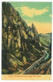 4501 - Arges, CHEILE DAMBOVICIOAREI, Romania - old postcard - used - 1912