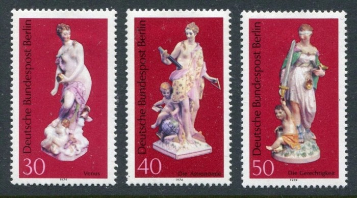 Berlin 1974 - Porțelan, serie neuzata