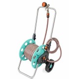 Furtun cu carucior pentru gradina, pistol de stropit, 1/2", 20+2 m, 6 straturi, antirasucire, Richmann Exclusive GartenVIP DiyLine