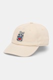 Bally șapcă de baseball din bumbac culoarea bej, cu imprimeu, MHA02Y