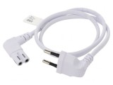 Cablu Electric CEE 7/16 la IEC C7 &icirc;n Unghi PVC, Goobay