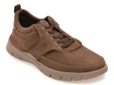 Cumpara ieftin Pantofi sport CLARKS maro, STEP 365 STYLE, din piele naturala