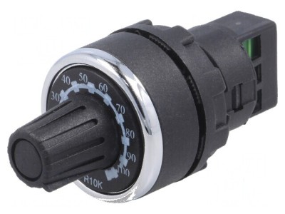 Potenţiometru 22mm -25&amp;divide;70&amp;deg;C IP65 - Singură tură foto