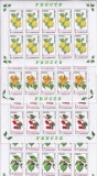 ROMANIA 2002 LP 1596 a FRUCTE SET 4 MINICOLI MNH, Nestampilat