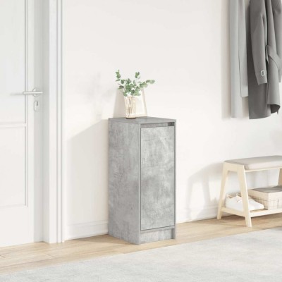 vidaXL Dulap Pantofi Beton Gri 29,5x34x76 cm Lemn de prelucrat foto