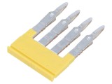 Conector punte cu șuruburi WEIDM&Uuml;LLER ZDU2.5 pentru montare pe sina, ZQV 2.5/4