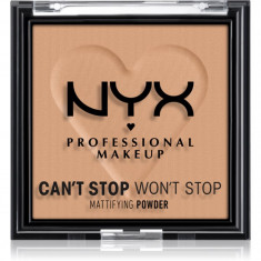 NYX Professional Makeup Can't Stop Won't Stop Mattifying Powder pudra matuire culoare 06 Tan 6 g