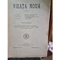 Revista Vieata Noua Nr. 20 Decembrie 1912
