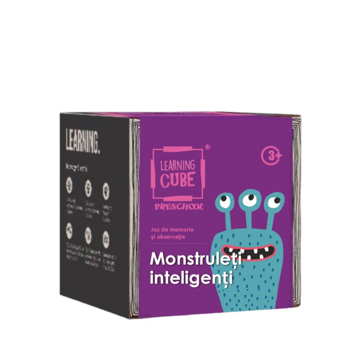 Joc de atentie Learning Cube&reg; - Monstruleti inteligenti PlayLearn Toys