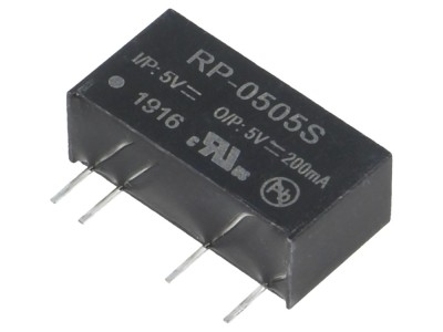 Convertor DC/DC 5V 200mA SIP7 foto