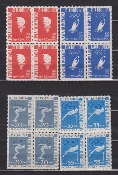 MEDALII DE AUR MELBOURNE SI ROMADANT. LP.528 MNH 2 SCAN