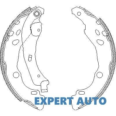 Set saboti frana Dacia Logan 1 (2004-2012) [LS_]