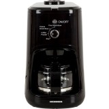 Cafetiera HCM-900RBK, 900 W, Rasnita incorporata, 0.6 L, Negru