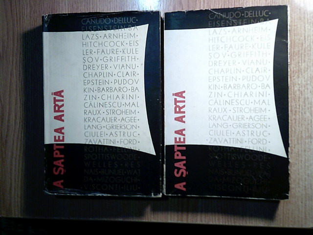 A saptea arta -Scrieri despre arta filmului-Antologie de Ervin Voiculescu, 2 vol