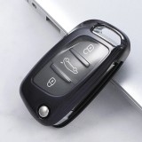 Husa TPU Cheie Briceag Peugeot Citroen 2 sau 3 Butoane Rosie AutoProtect KeyCars, Oem