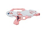Pistol cu Apa din Plastic, Alb-Roz, 26x14cm
