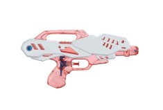 Pistol cu Apa din Plastic, Alb-Roz, 26x14cm