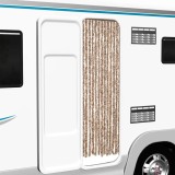 VidaXL Perdea pentru insecte, bej și maro &icirc;nchis, 56x185 cm, chenille 377318