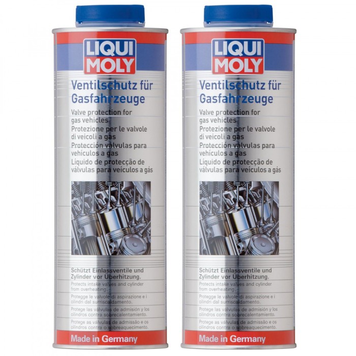 Pachet 2 litri Aditiv Liqui Moly protectie supape pentru vehicule dotate cu GPL CNG