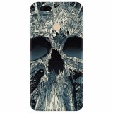 Husa silicon pentru Xiaomi Mi A1, Abstract Skull Artwork Illustration