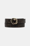 Just Cavalli curea de piele culoarea maro, 79QA6F40 ZSD10