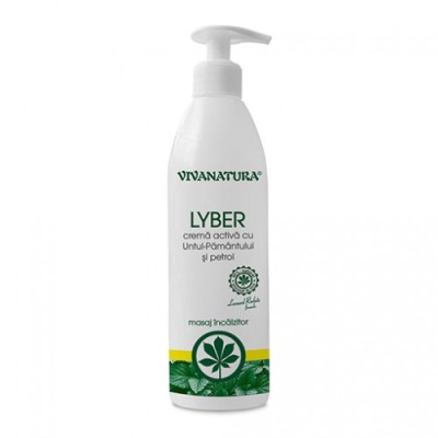 Crema Antireumatica cu Untul Pamantului Lyber Viva Natura 500ml foto