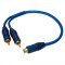 Cablu distribuitor 2xRCA mama-RCA tata, T111294