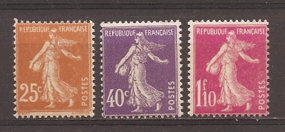 Franta 1927 - Semănătoare - Valori noi, MNH foto
