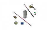 Set Pescuit: Undita Telescopica 5m, Lanseta 2.7m, Mulineta LC540, Juvelnic, Accesorii
