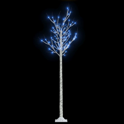 Pom de Crăciun, 180 LED-uri, albastru, 1,8 m, salcie, int./ext. foto