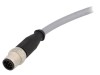 Conector HARTING M12 12 pini mufă tată drept cablu 1m PVC