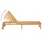 Sezlong 3 buc. Lemn Solid de Acacia Maro - 10
