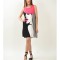 ROCHIE SCURTA FARA MANECI PINK LIPS MULTICOLORA TALIE UNICA Multicolora