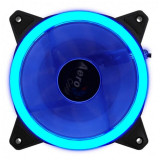 Ventilator carcasa REV BLUE DUAL RING LED 120x120x25mm, Aerocool