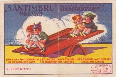 SANTIMBRU FABRICA DE TIGLE ALBA IULIA 1938 foto