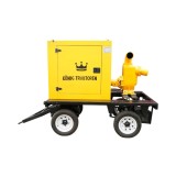 Statie de pompare ape murdare diesel 6 toli, 200 m&sup3;/h, pe remorca