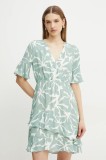 Fracomina rochie culoarea verde, mini, evazată, FR25SD1012W428K9