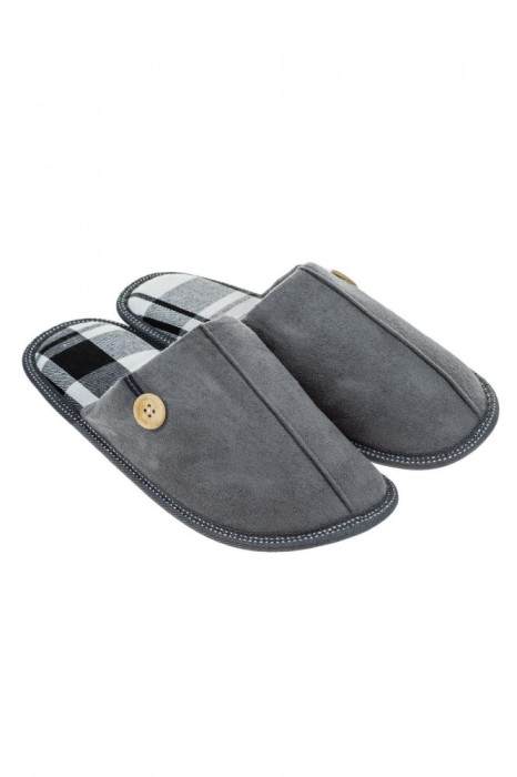 Papuci de Casa Barbatesti, Gri, 43-44 EU