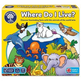 Joc educativ loto Habitate WHERE DO I LIVE, orchard toys