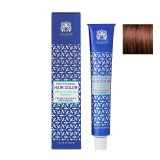 Castaniu Deschis Roscat 5.5 - Vopsea de par cu plex si arginina Valquer 60g