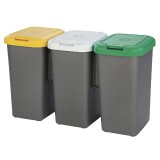 Cos de gunoi trio Tontarelli, 3 X 25 L